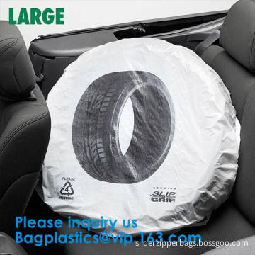 Disposable Plastic Automotive Tire Bag,Disposable Car Seat Cover Plastic, Polythene disposable car seat cover